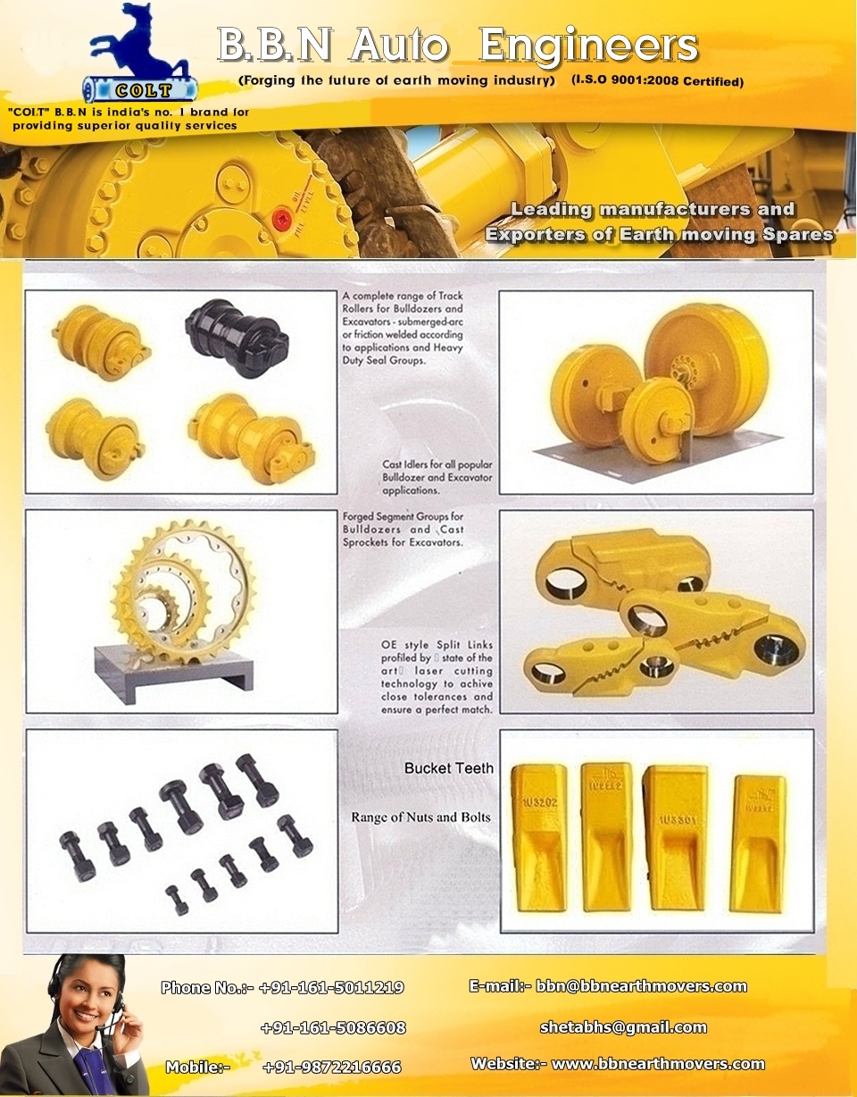 Undercarriage parts and Earthmoving Spares