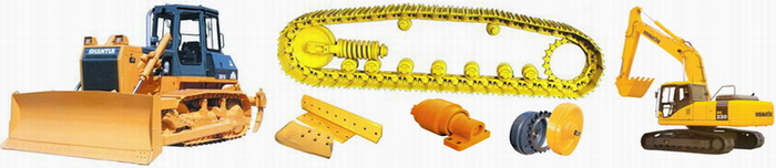 undercarriages,track rollers,track links,track shoes,idlers,sprockets,cutting blade for excavators & bulldozers. 